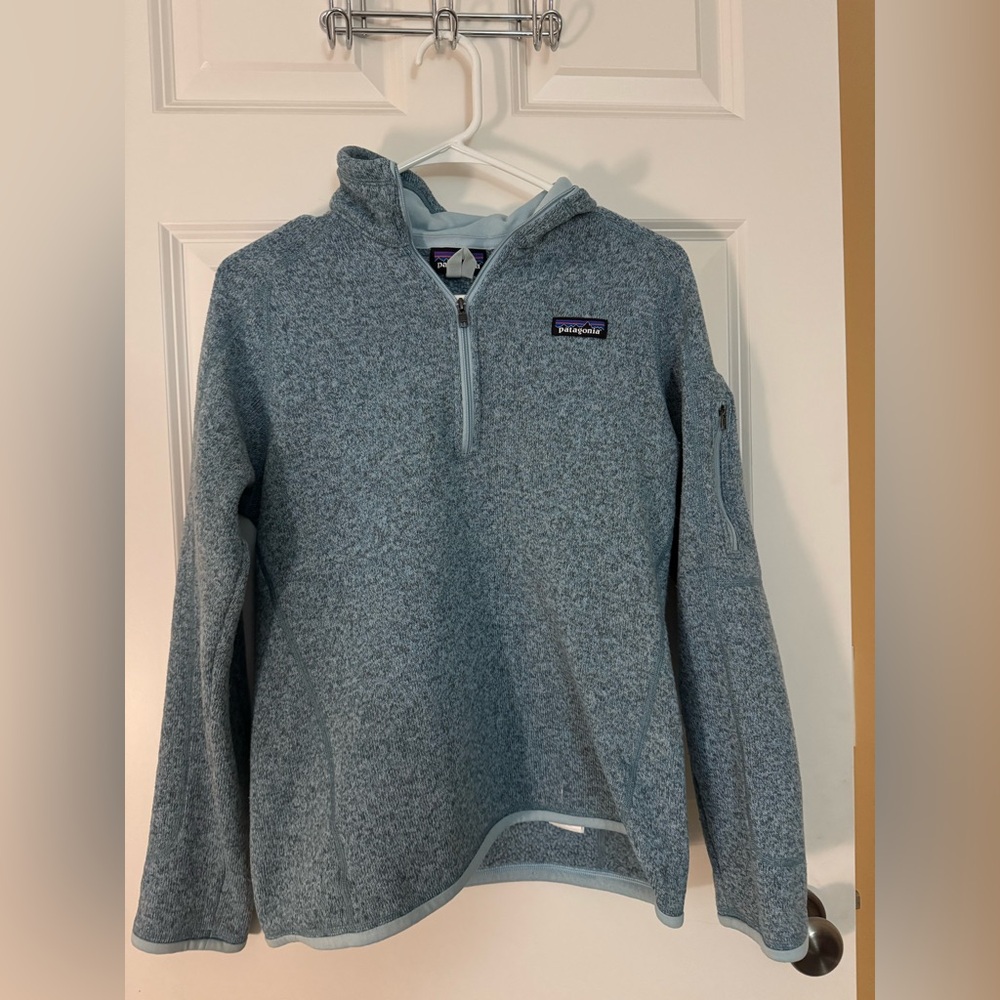 Patagonia Blue Quarter-Zip Fleece